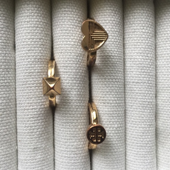 JEWELRY ▪️TORY BURCH <3 stackable rings > - Picture 4 of 17